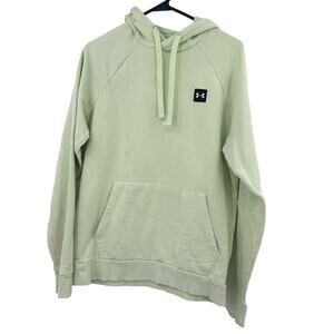 Under Armour Size Small Sweater Green Pullover Hoodie Loose Fit Casual Outerwear